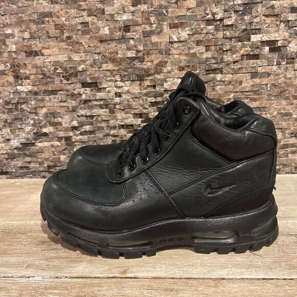Nike Air Max Goadome ACG Waterproof Black Boots Youth Size 6Y 311567-001 - Picture 4 of 7